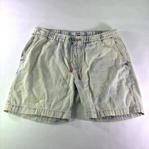 Tommy Hilfiger Denim Shorts Mens Sz L Faded Blue Baggy Skater Carpenter
